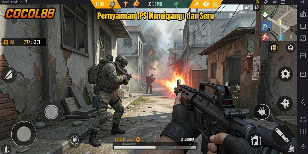 Tangkapan layar gameplay COCOL88 yang mendebarkan di dunia TPS.