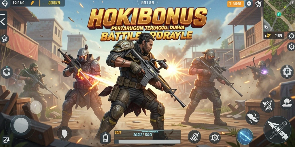 Tampilan aksi mendebarkan di HOKIBONUS saat bertarung untuk bertahan hidup.